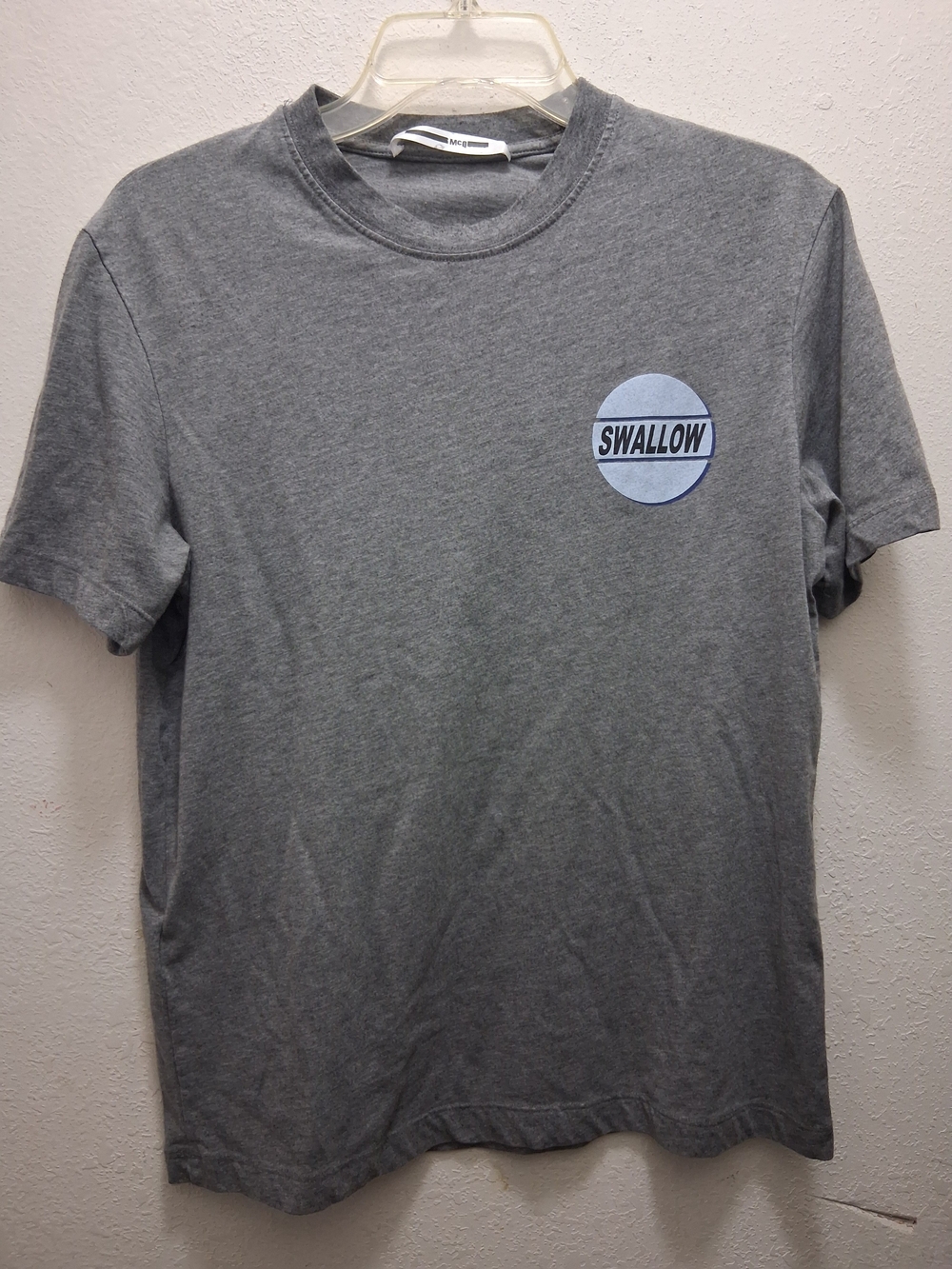 Alexander McQeen Graphic Tee - Men's Gray Short Sleeve Shirt